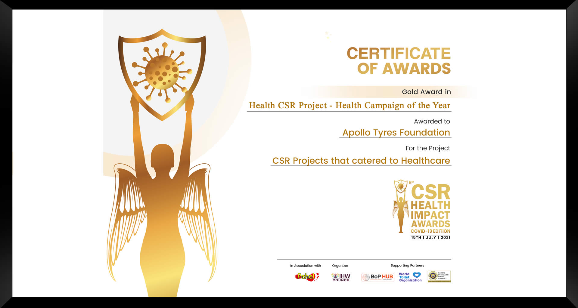 CSR Health Impact Award 2021
